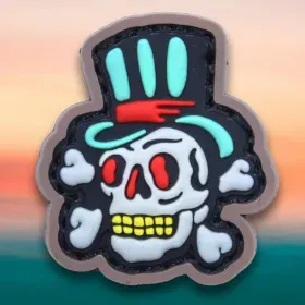 Three custom patch styles shown side by side
