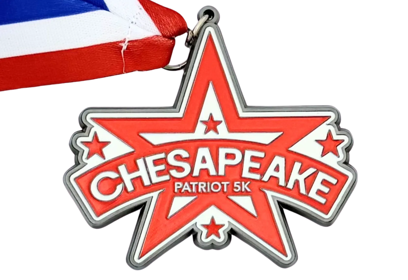 Custom woven patch close-up photo