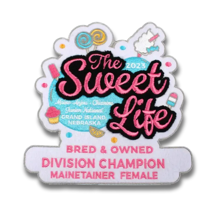 Custom embroidered patches