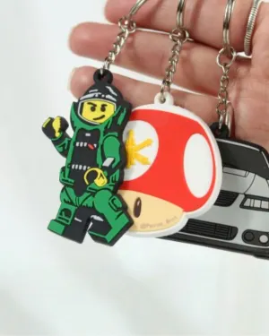 PVC Rubber Keychains