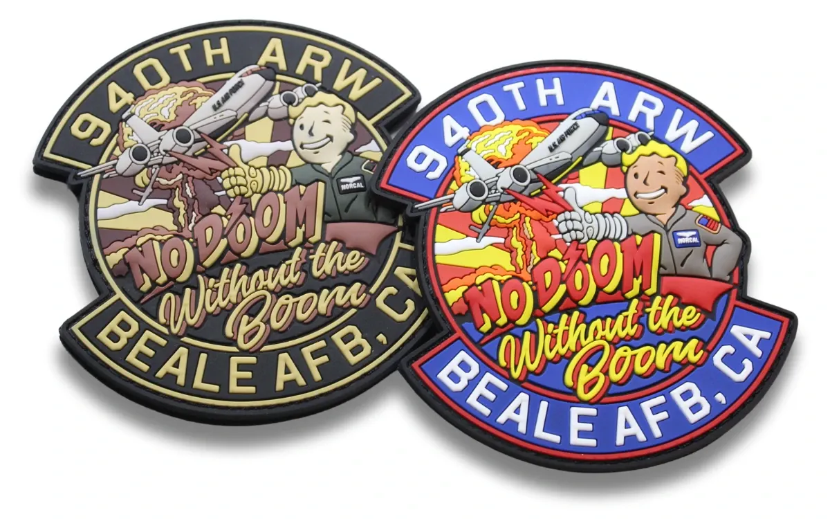 No Doom custom PVC Patch for Beale AFB