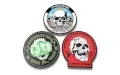 Lot of three custom PVC patches that are police themed thumbnail