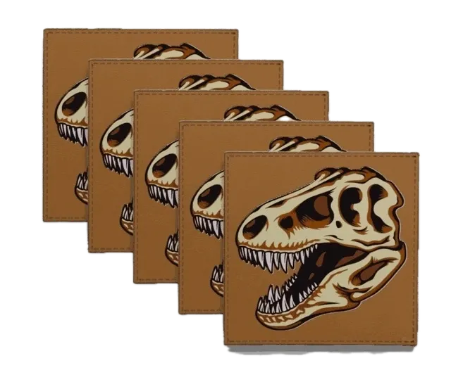 Custom patch examples featuring multiple designs