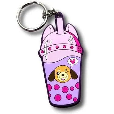 2D PVC keychain