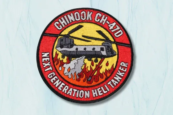 Chinook embroidered Firefighter patch