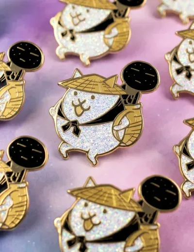 Back view of a custom patch showing backing detail