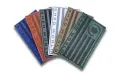 Tcustom leather patches in a variety of different colors thumbnail