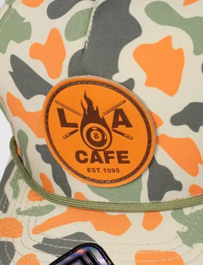 Back view of a custom patch showing backing detail