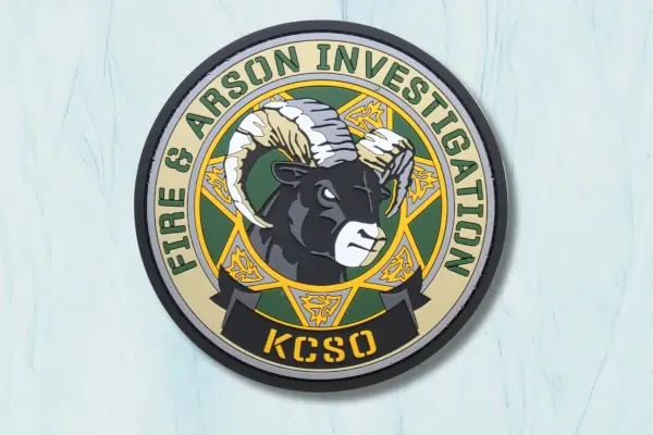 KCSO Police PVC Patch with Ram head