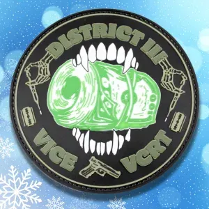 police style custom Rubber patch