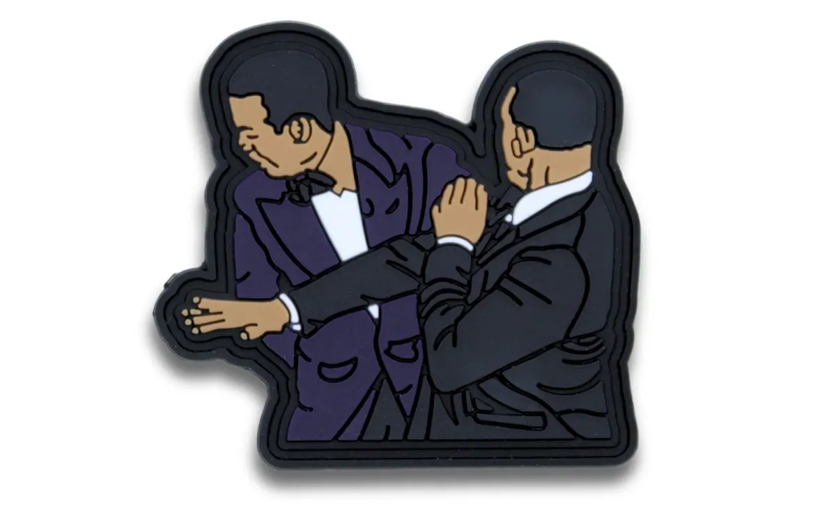 custom slap patch black and blues in colors